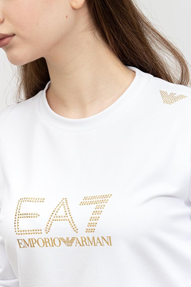 Kadın Bisiklet Yaka Sweatshirt - 4