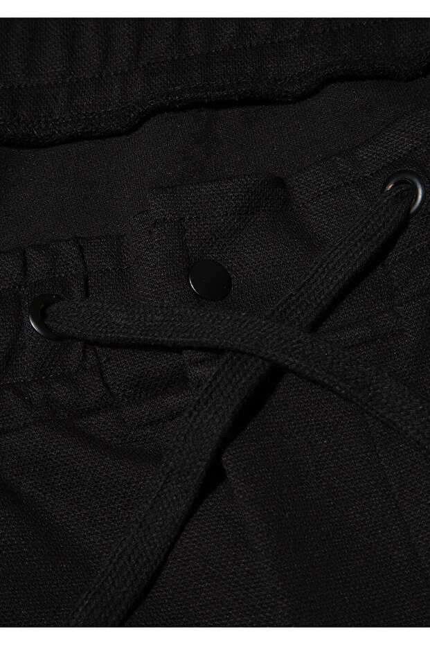 Siyah Basic Eşofman Altı 0010388-900 - 7