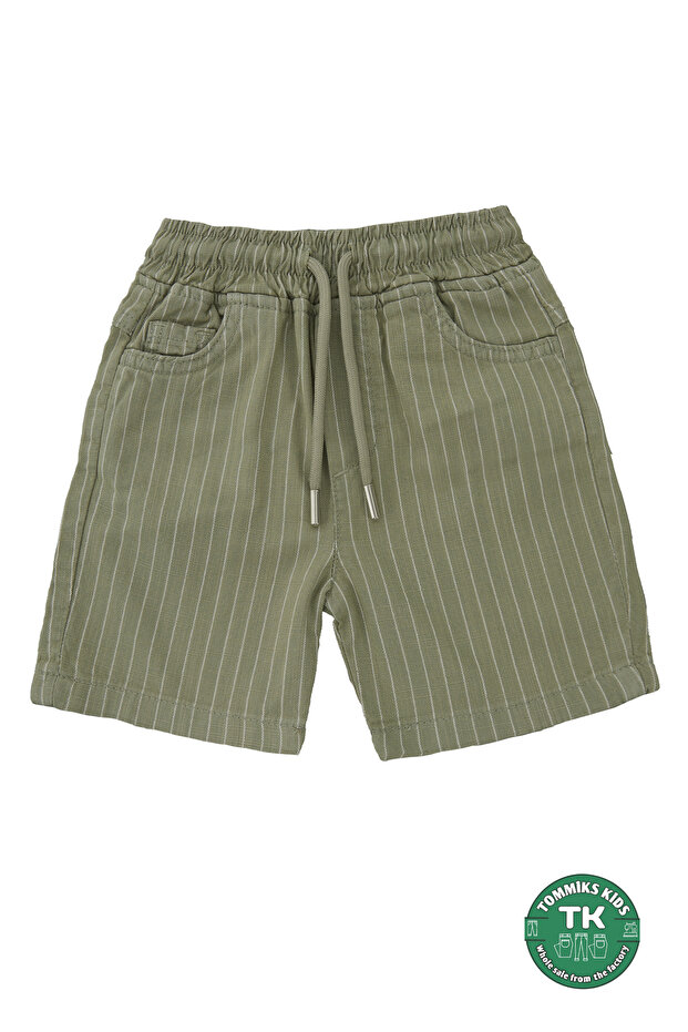 Striped Linen Shorts Baby Boy