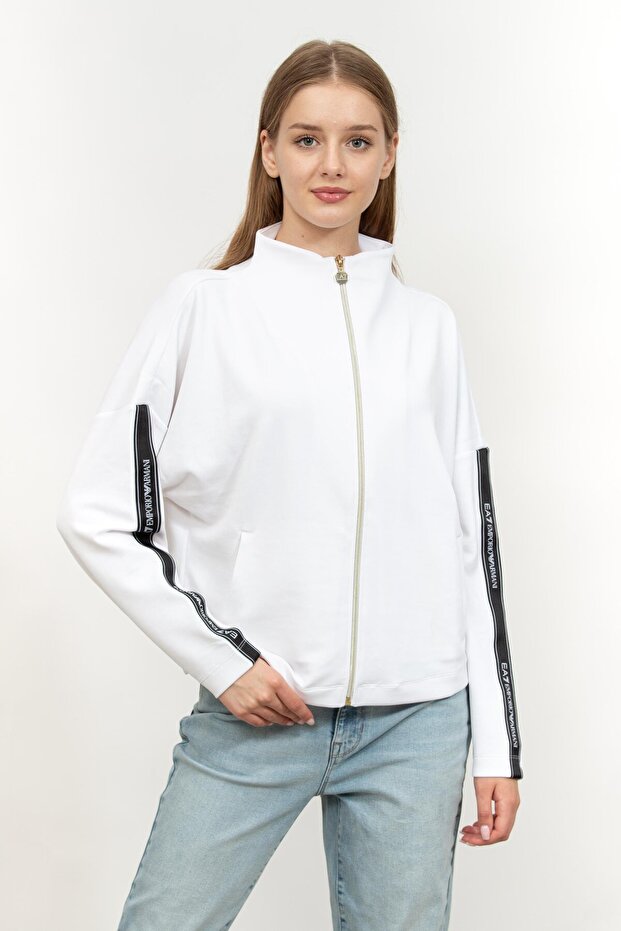 Kadın Fermuarlı Sweatshirt - 2