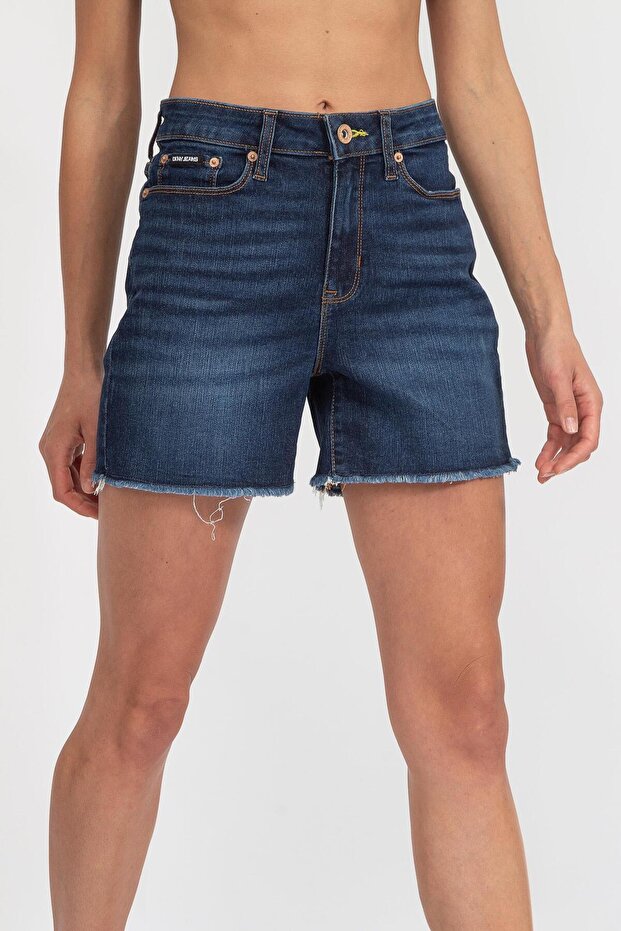 Kadın Jean Şort - 4