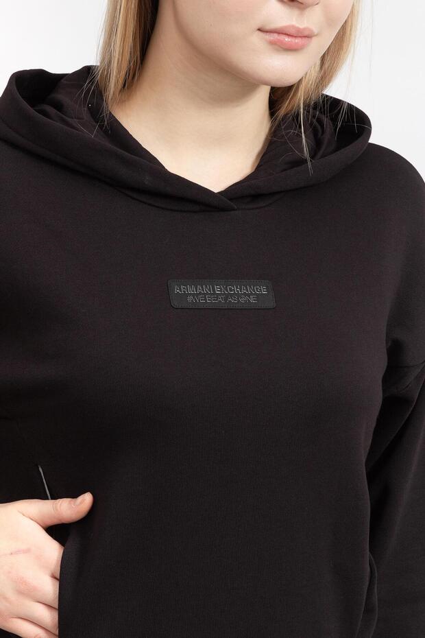 Kadın Kapüşonlu Sweatshirt - 4