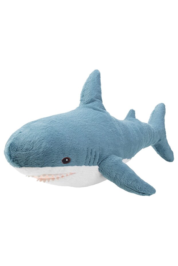 BLÅHAJ Soft toy, baby shark, 55 cm