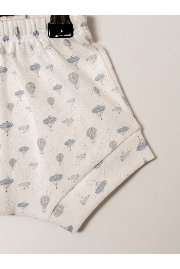 طقم جاكار مطبوع مكون من قطعتين - 3