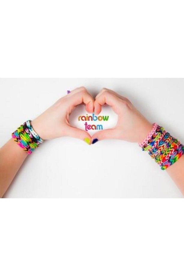 Kendin Yap Rengarenk Örgü Tezgahlı Lastik Bant Bileklik Yapma Seti Rainbow Bands - 6