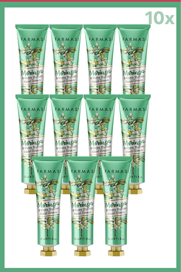 Moringa Shea Butter Hand Cream 30 ml 10 Pcs