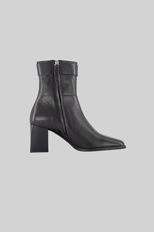 Kadın Deri Bot Siyah - 2