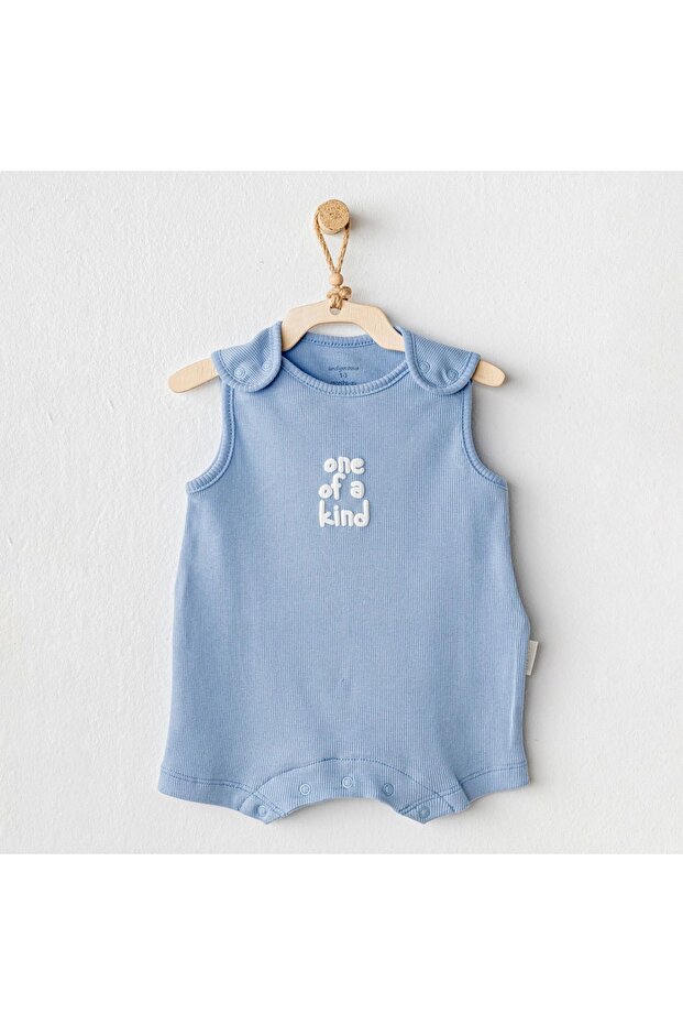 Ac25895 Romper Basic Bebek Tulum Blue - 1