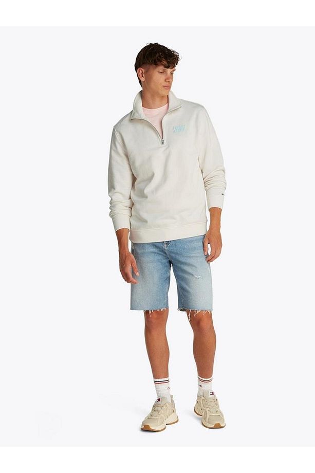 Erkek TJM REG BUBBLE QRTR ZIP FRNT/BCK Sweatshirts - 2