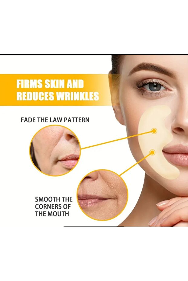 15 Pieces Collagen Supported Wrinkle Removal and Forehead and Smile Line Tapes Set - 6