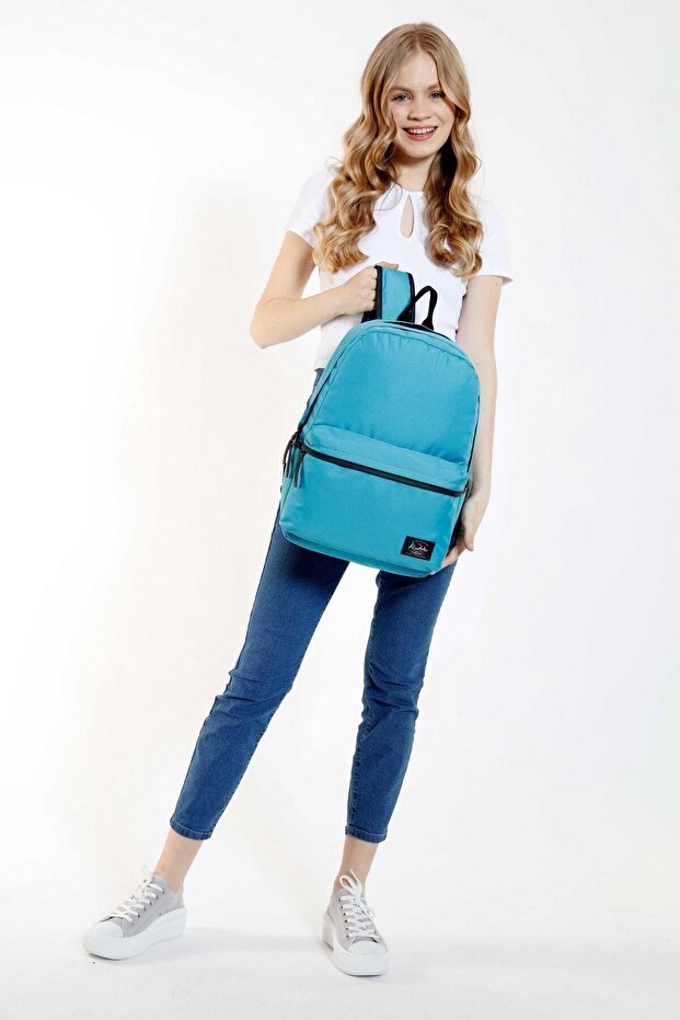 Basics Backpack (Dark Turquoise) - 1