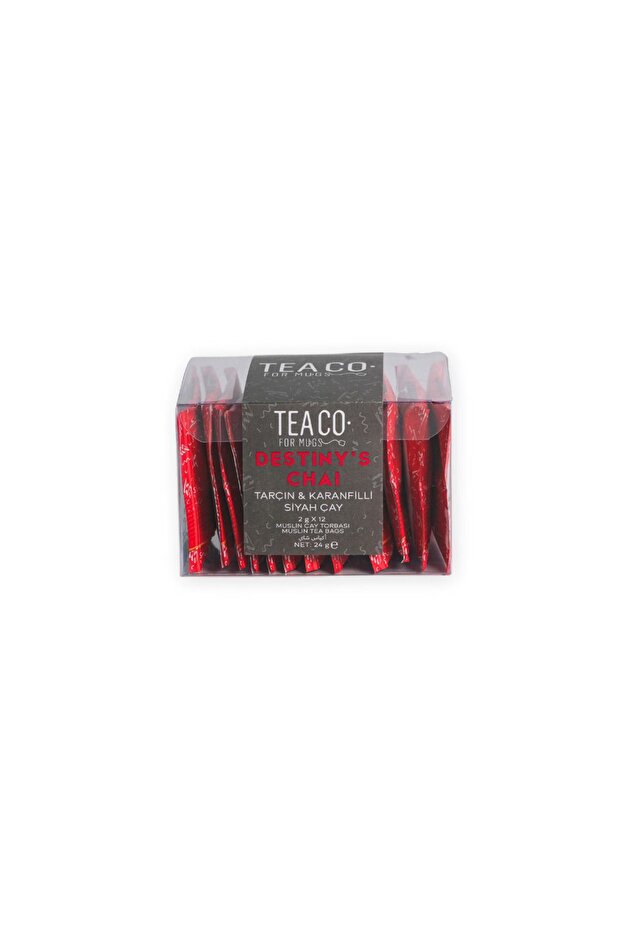 Destiny's Chai - Black Tea Muslin Tea Bag with Cinnamon and Clove
