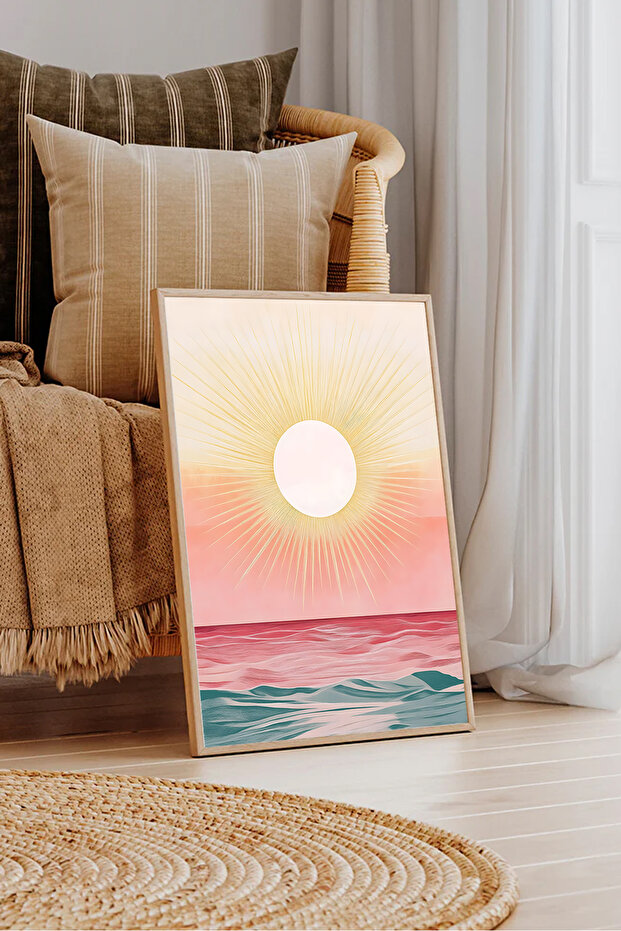 One Piece Wooden Framed Decorative Painting Tk0029