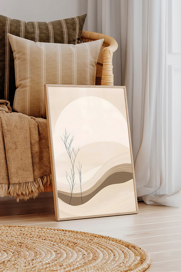 One Piece Wooden Framed Painting Tk0047
