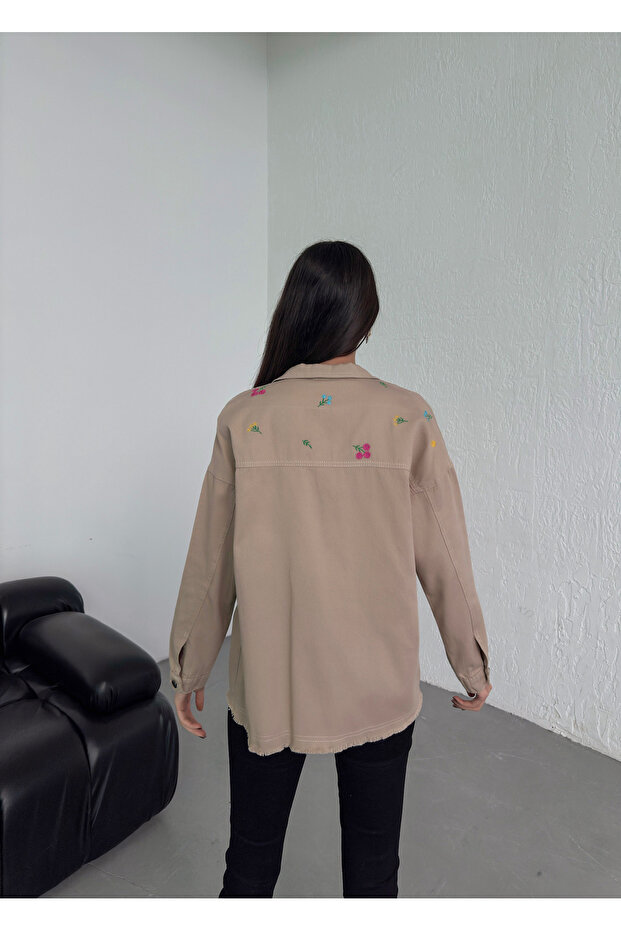 Kadın çeket nakış detaylı - 2
