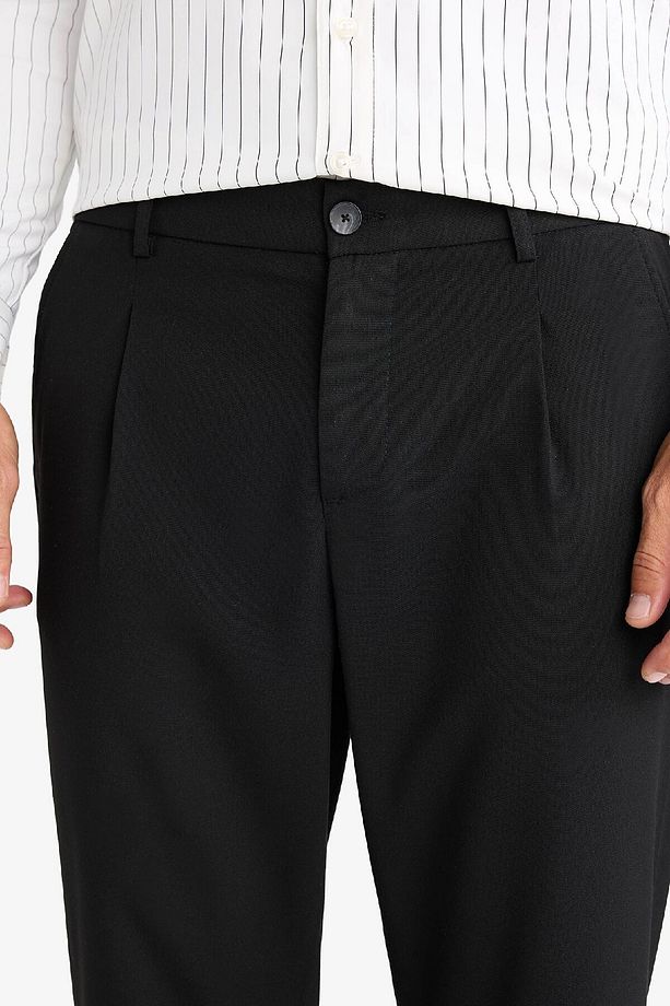 Yazlık Kumaş Pileli Pantolon Tailored Regular Fit Normal Kesim Basic Düz Cepli Düz Paça A7273ax25sp - 5