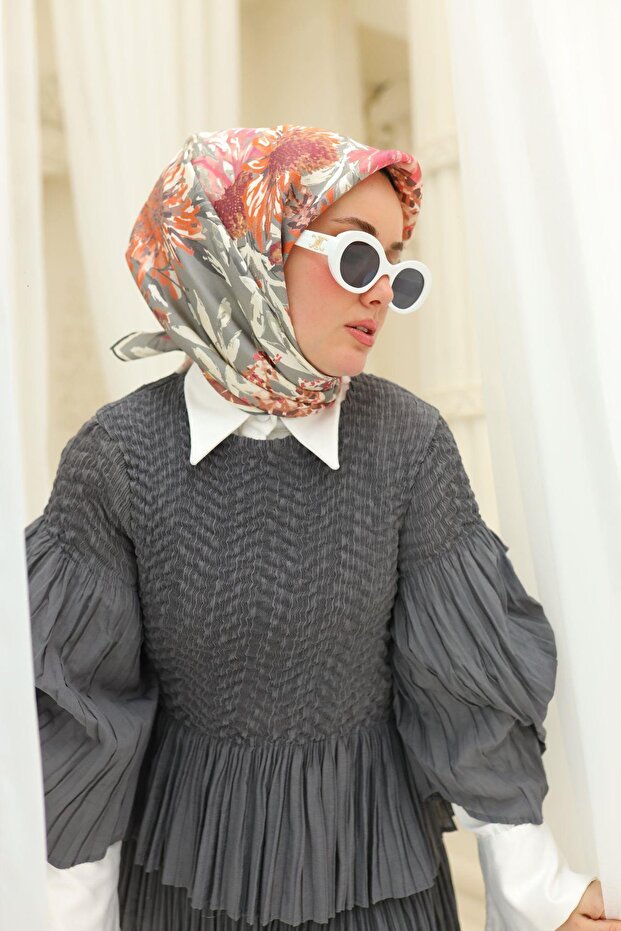 Twill İpek Eşarp 11457-07 - 6