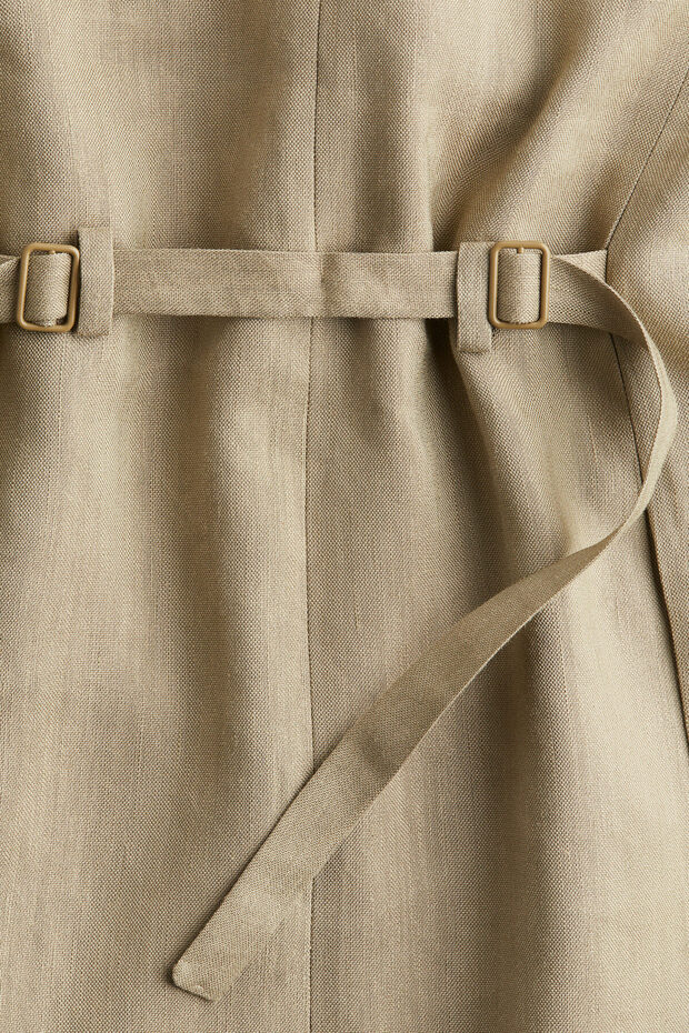 Keten Karışımlı Blazer - 6