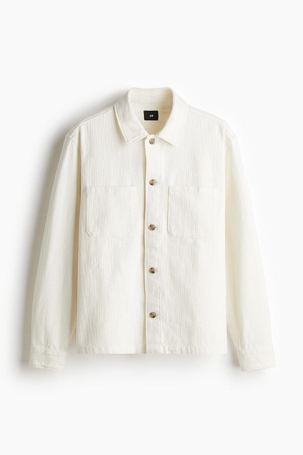 Tekstüre Overshirt Gömlek Regular Fit - 3