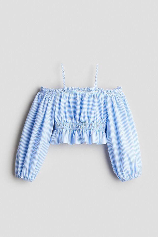 Omuzları Açık Bluz - 1