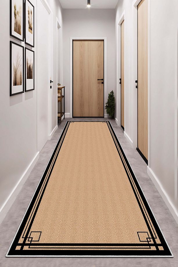 Makinede yıkanabilir kaymaz taban leke tutmaz mutfak halısı salon halısı ve yolluk - 1