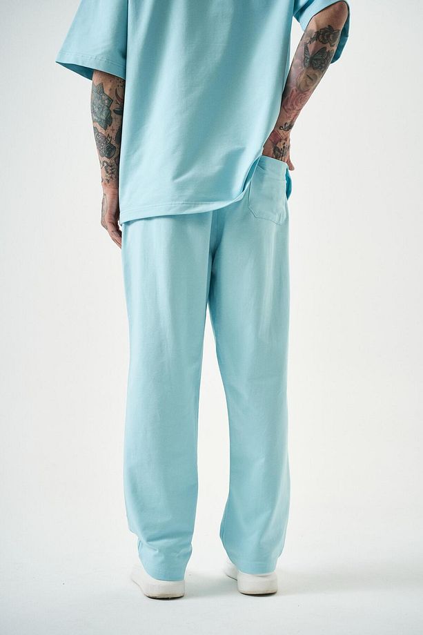 Erkek Basic Baggy Eşofman Altı Bebe Mavi - 4