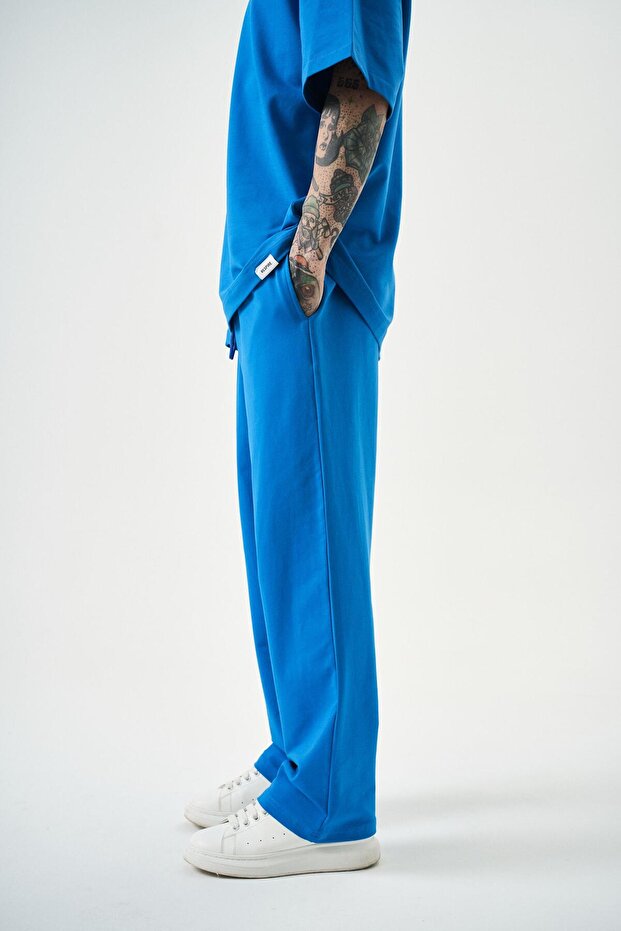 Ανδρική φόρμα Basic Baggy |   Έξι Μπλε - 3