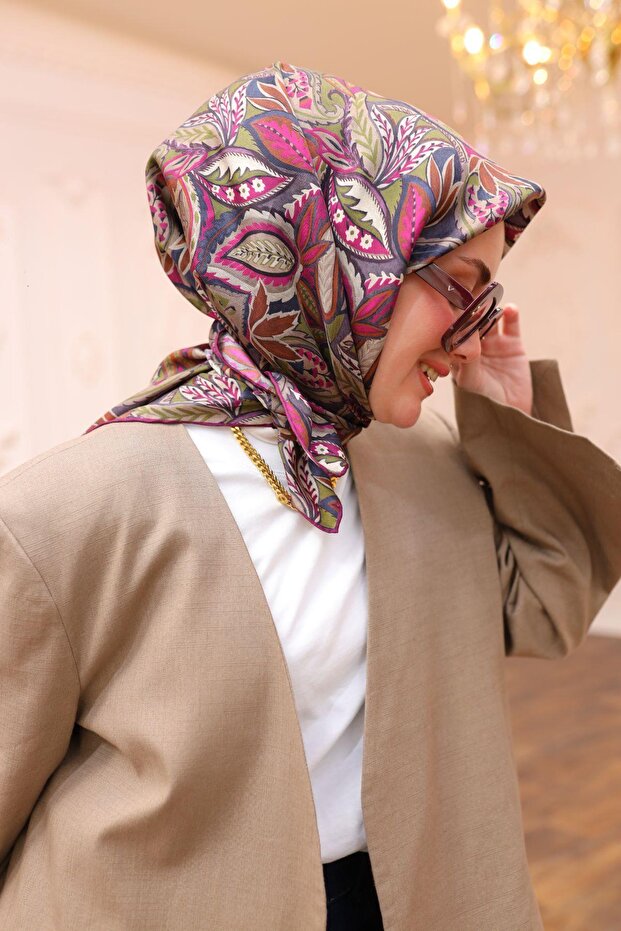 Twill İpek Eşarp 11456-16 - 4