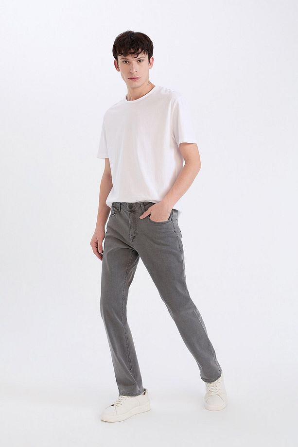 Sergio Regular Fit Normal Kalıp Normal Bel Boru Paça Jean Pantolon E3321AX25SP - 3