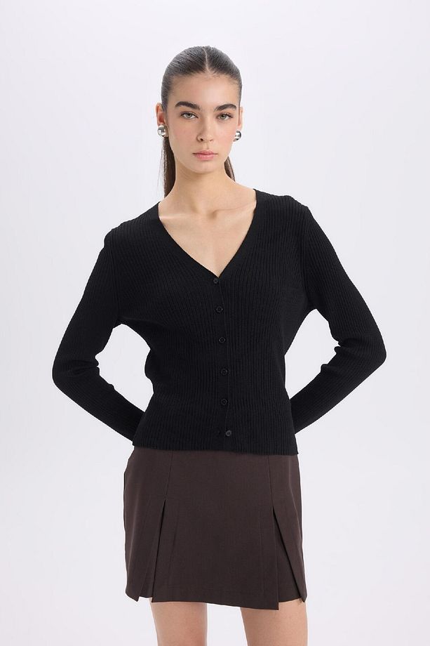 Yüksek Bel Pileli Casual Klasik Şort Etek  C7340AX24WN - 5