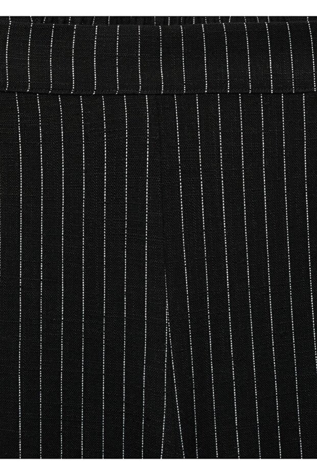 Düz çizgili pantolon - 6