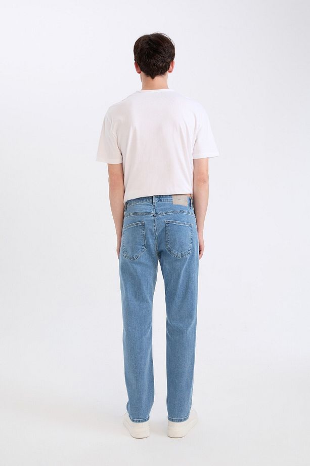 Sergio Regular Fit Normal Kalıp Normal Bel Boru Paça Jean Pantolon E3322AX25SP - 6