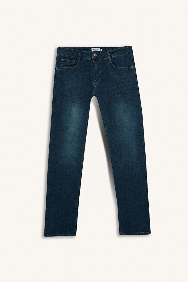 Sergio Regular Fit Normal Kalıp Normal Bel Boru Paça Jean Pantolon R9026AZ25SP - 7
