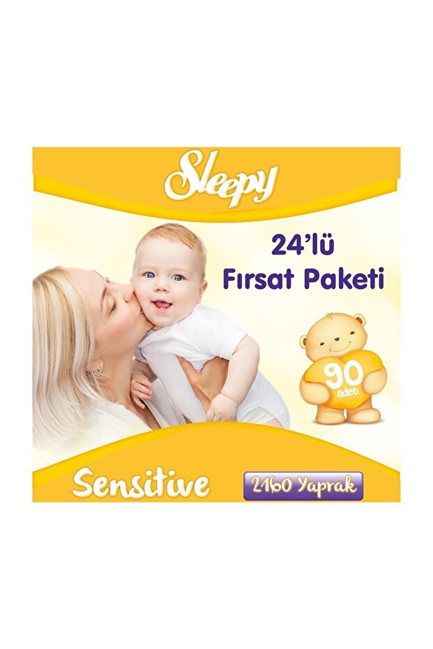 Islak Mendil Sensitive X 24 Adet - 1