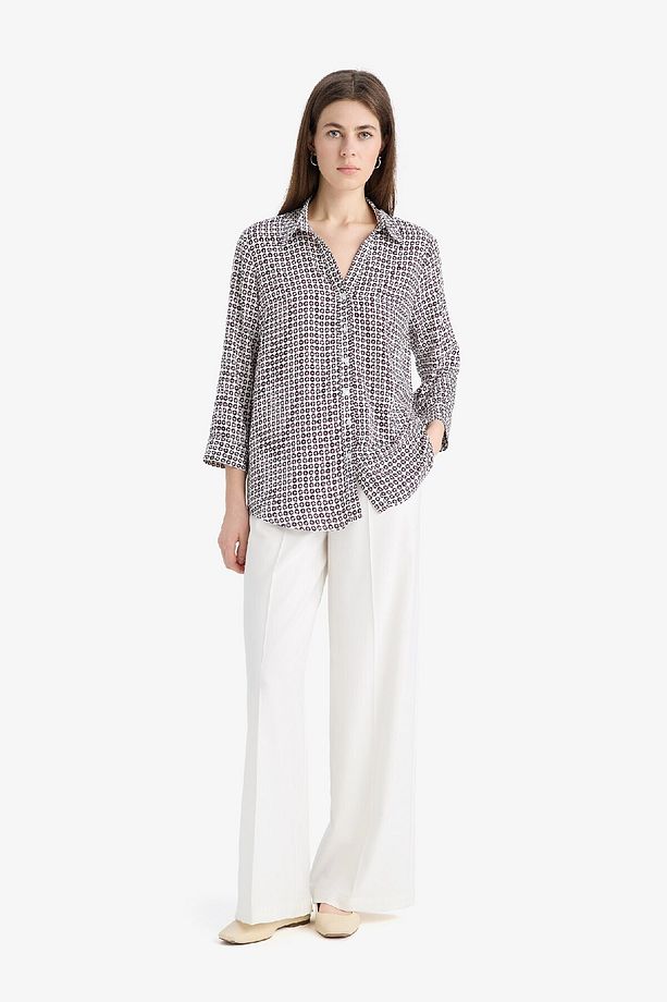 Regular Fit Kareli Uzun Kollu Gömlek K6402AZ25SP - 2