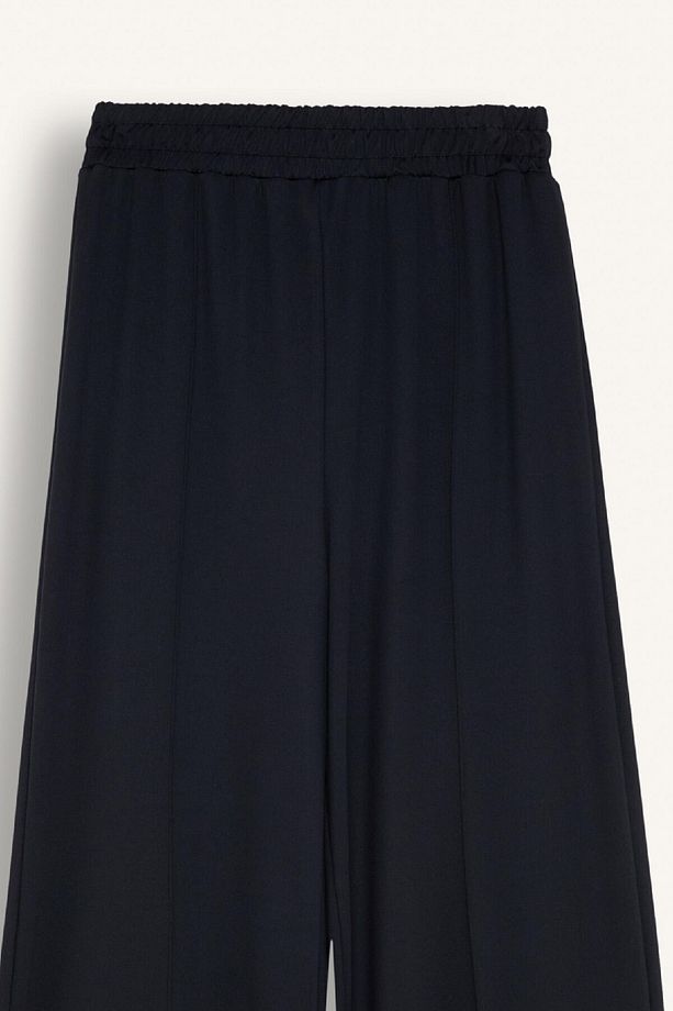 Wide Leg Geniş Bol Paça Eşofman Altı Basic Düz Beli Lastikli Bağcıklı E3953ax24wn - 7