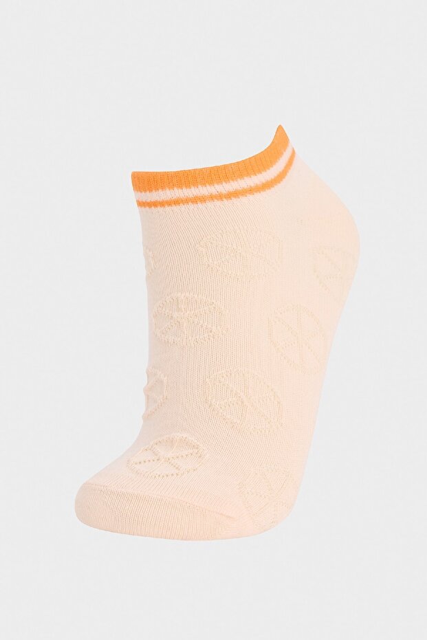 Kız Çocuk 5'li Pamuklu Patik Çorap E6056a8ns - 3