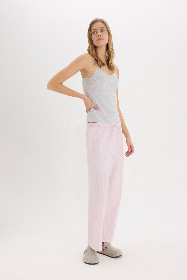 Regular Fit Poplin Pijama Altı-fall In Love E3116ax25sp - 3