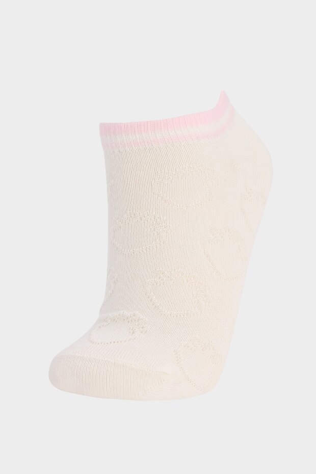 Kız Çocuk 5'li Pamuklu Patik Çorap E6056a8ns - 6