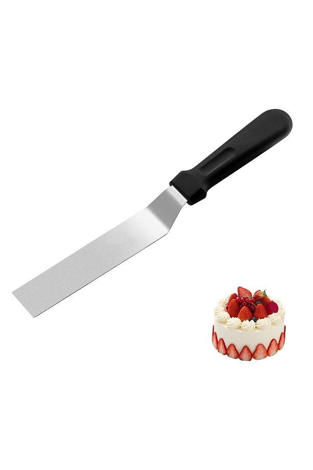 Narkalıp Eğik Pasta Sıvama Spatulası Boy 20cm Küt Uçlu - 1