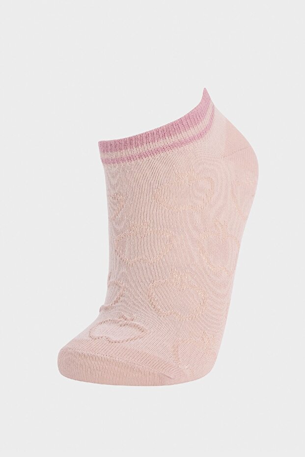 Kız Çocuk 5'li Pamuklu Patik Çorap E6056a8ns - 2