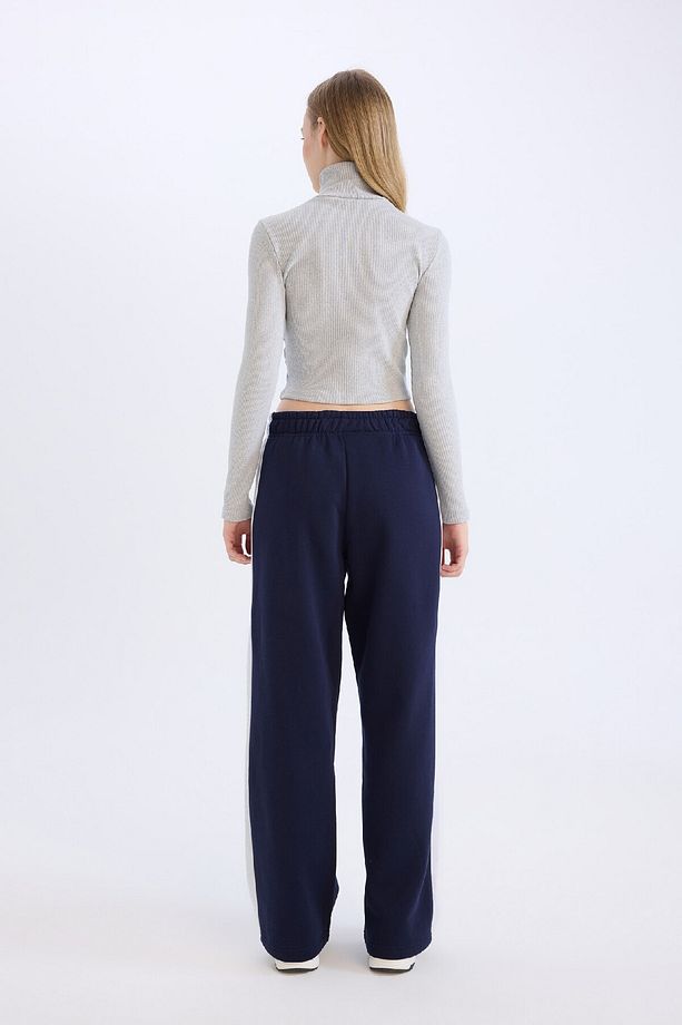 Regular Fit Kalın Eşofman Altı Beli Lastikli Basic Düz Geniş Bol Paça E4900ax24cw - 7