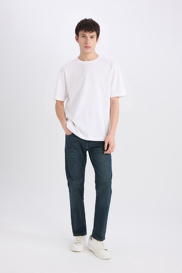 Sergio Regular Fit Normal Kalıp Normal Bel Boru Paça Jean Pantolon E5393ax25sp - 4