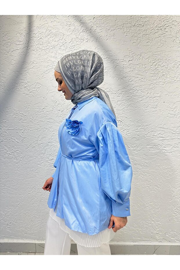 Balon Gömlek Mavi - 2