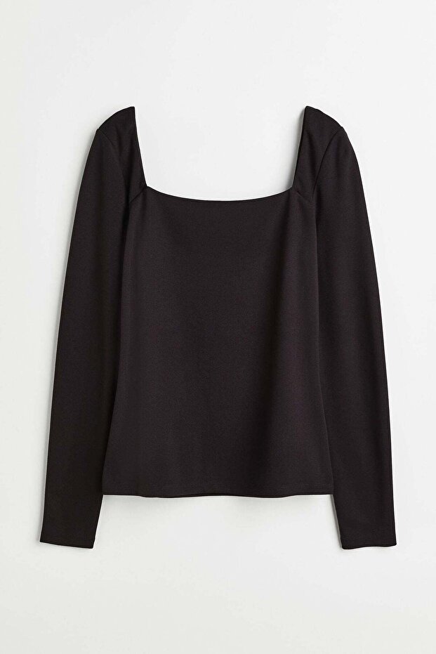 Square-neck top - 2