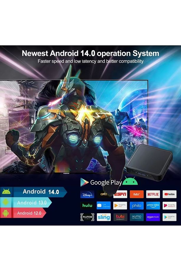 Pro Atv 4k Android 14 Wifi 5g Bluetooth Smart Tv Box Android Box Tv ( Türkçe Menü ) - 3