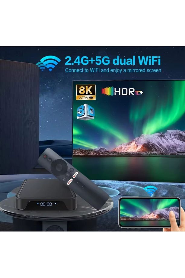 Pro Atv 4k Android 14 Wifi 5g Bluetooth Smart Tv Box Android Box Tv ( Türkçe Menü ) - 2