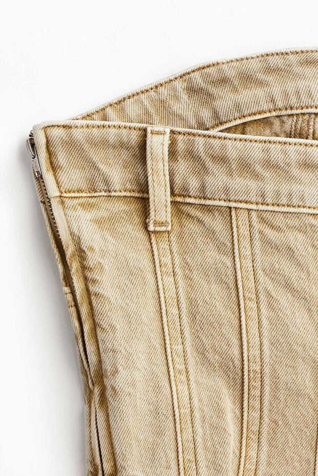 صدرية من قماش الدنيم - 2