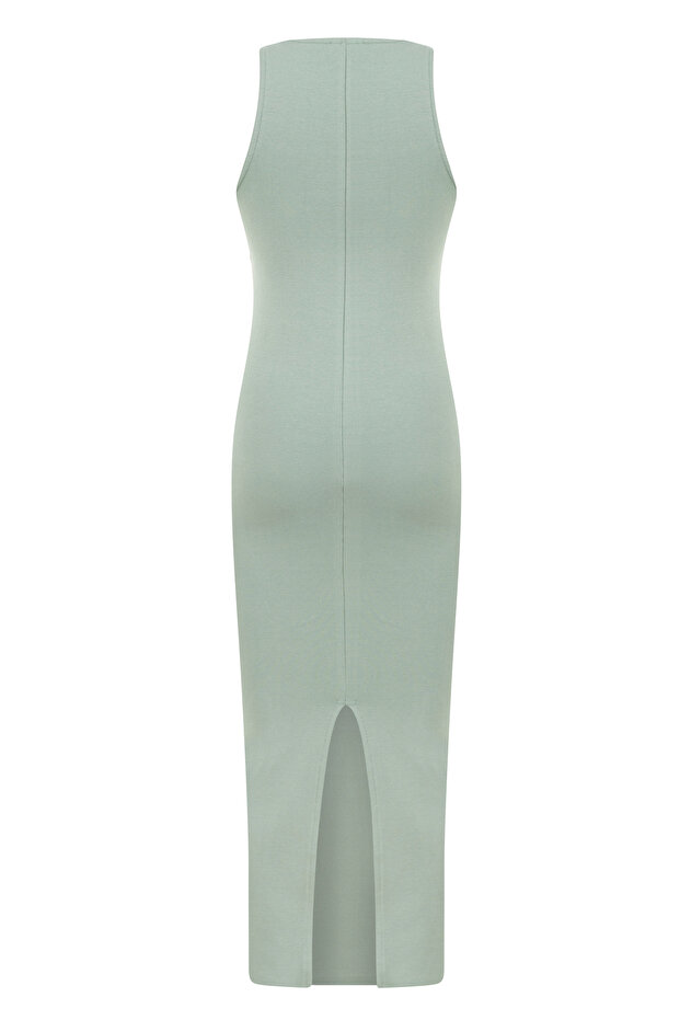 MİDİ DAR ELBİSE - 2