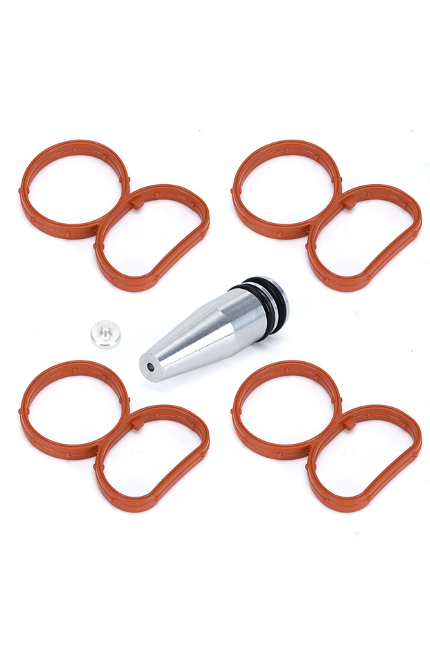 plug and gasket Car Swirl Flap Blank Bung Flaps Removal Plug With 4 Gaskets For BMW N47 2.0D Engine